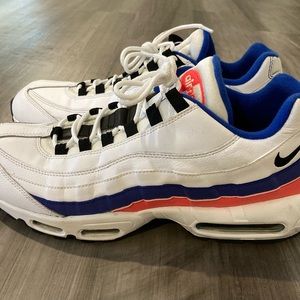Nike Air Max 95 Essential Mens Size 14 Ultramarine White Blue Running Shoes